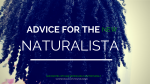 Advice for the New Naturalista